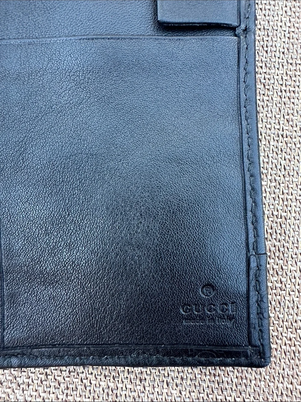 GUCCI Black Leather Long Wallet - Picture 8 of 10